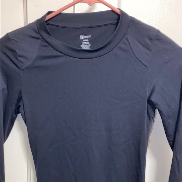 BuffBunny Collection Small Black Long Sleeve Bodycon Top - Picture 7 of 15